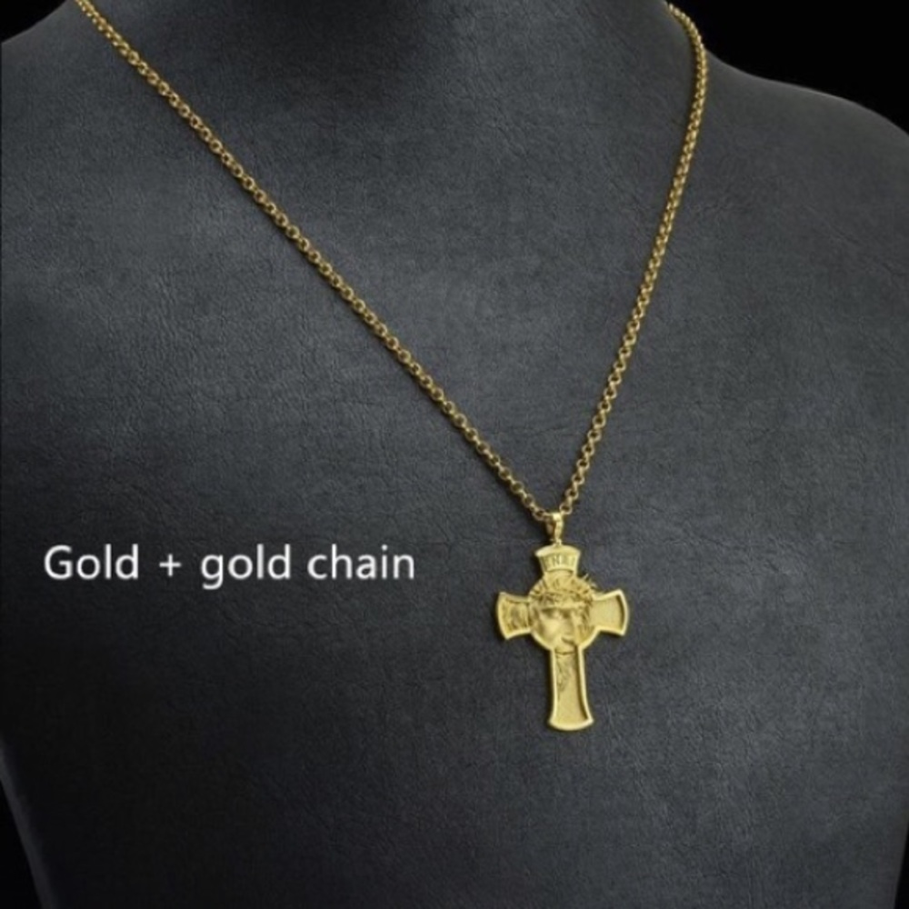 18k Gold Cross Religious